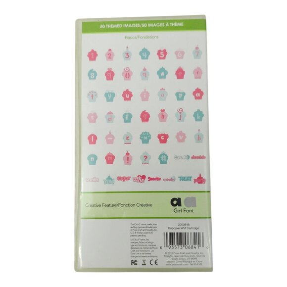 Cricut Lite Provo Craft Cartridge Cupcake 2000548 Link Status Unknown - Picture 3 of 11